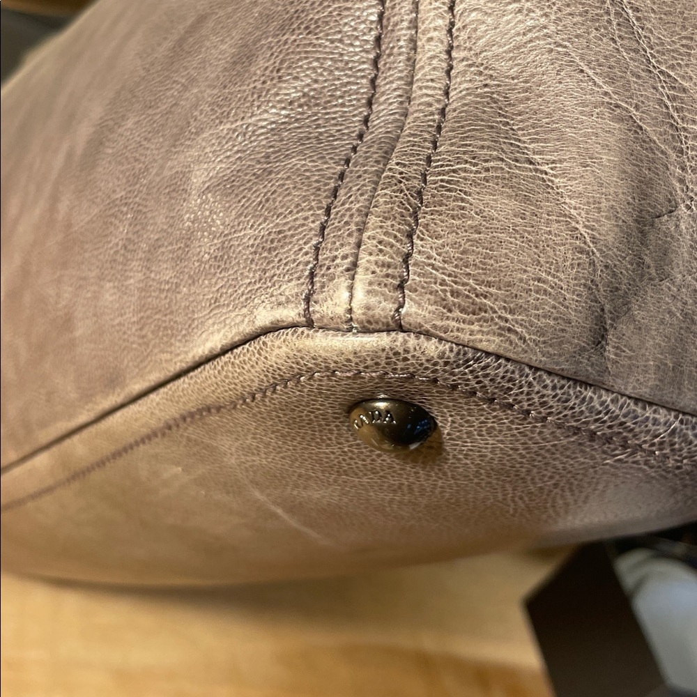 Prada Ombre w/COA East West Sfumato Glacé Leather Satchel Tote bag ! - Picture 7 of 16